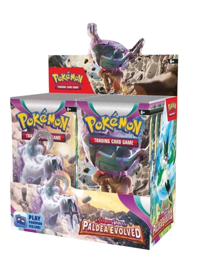 Auction card for Paldea Evolved Booster Box