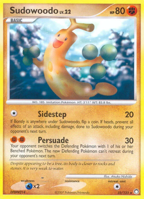 Sudowoodo Lv.22