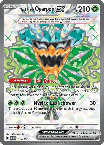 Auction card for Teal Mask Ogerpon ex