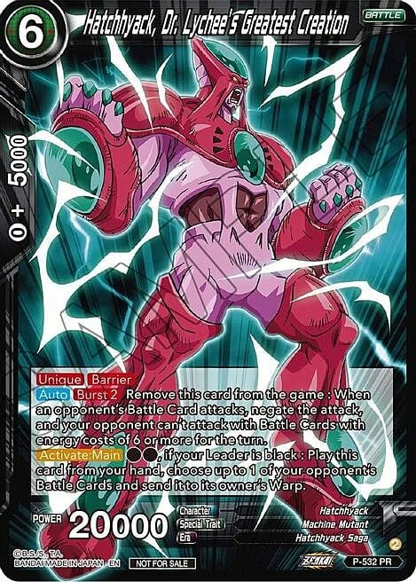 Hatchhyack, Dr. Lychee's Greatest Creation