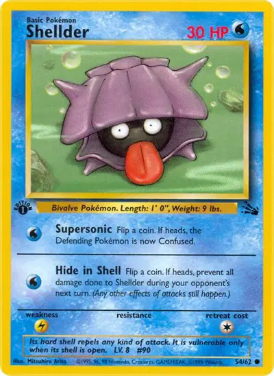 Auction card for Shellder