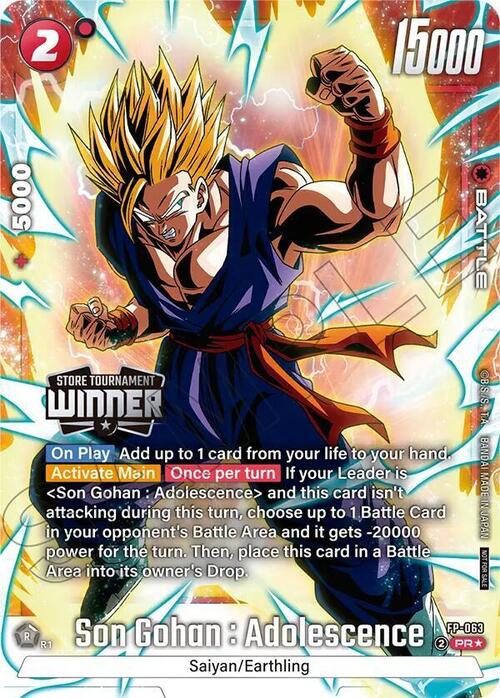 Son Gohan : Adolescence