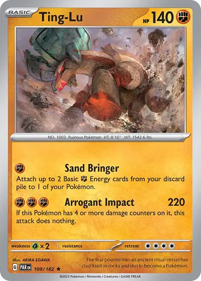 Auction card for Ting-Lu