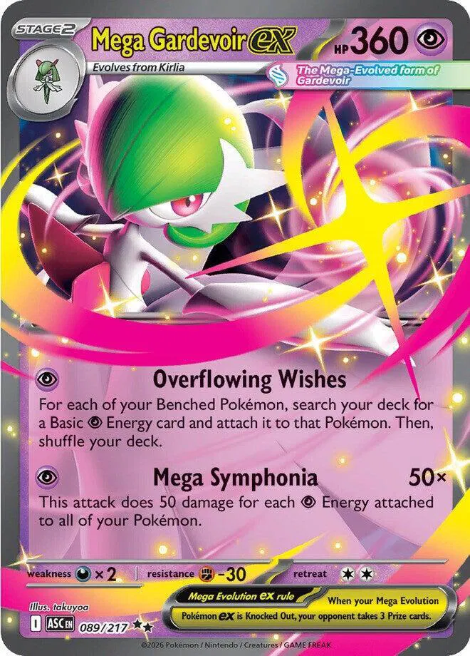 Auction card for Mega Gardevoir ex
