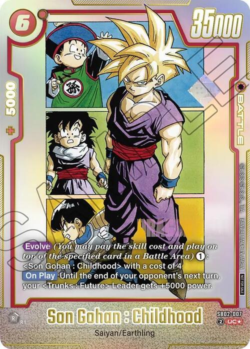 Son Gohan : Childhood