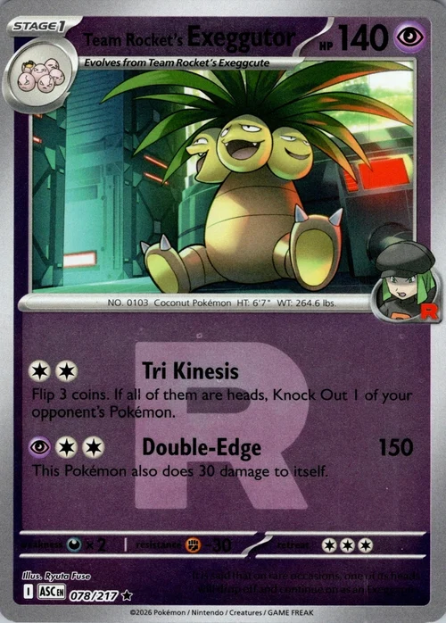Team Rocket's exeggutor