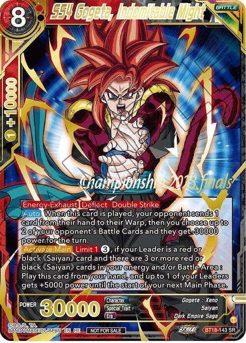 SS4 Gogeta, Indomitable Might