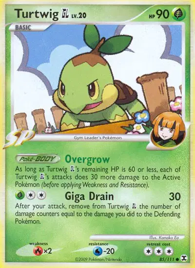 Auction card for Turtwig GL