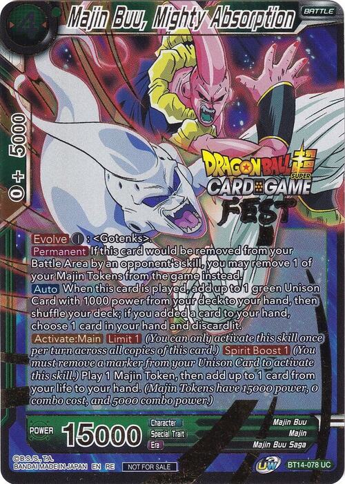 Majin Buu, Mighty Absorption