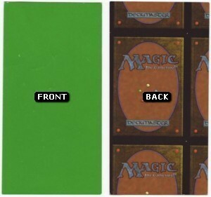 Green Long Strip Filler Card