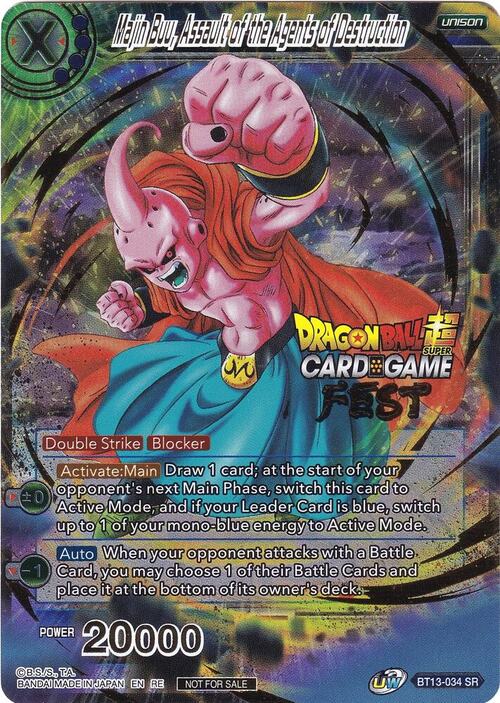Majin Buu, Assault of the Agents of Destruction