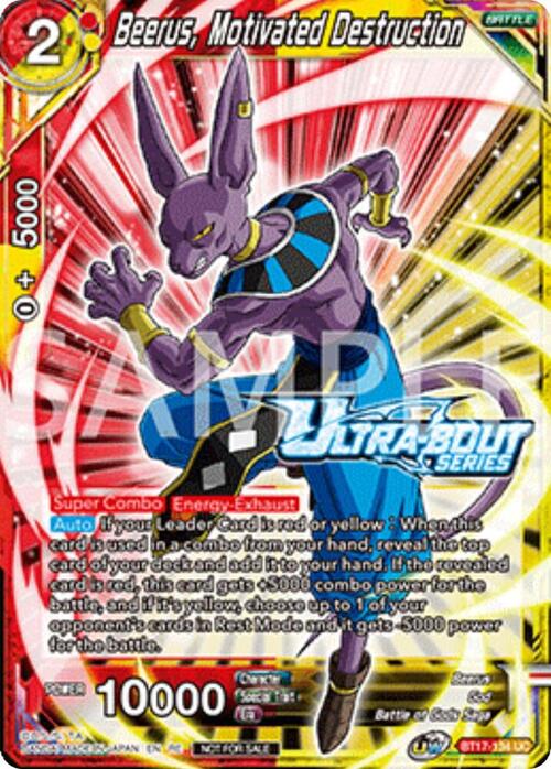 Beerus, Motivated Destruction