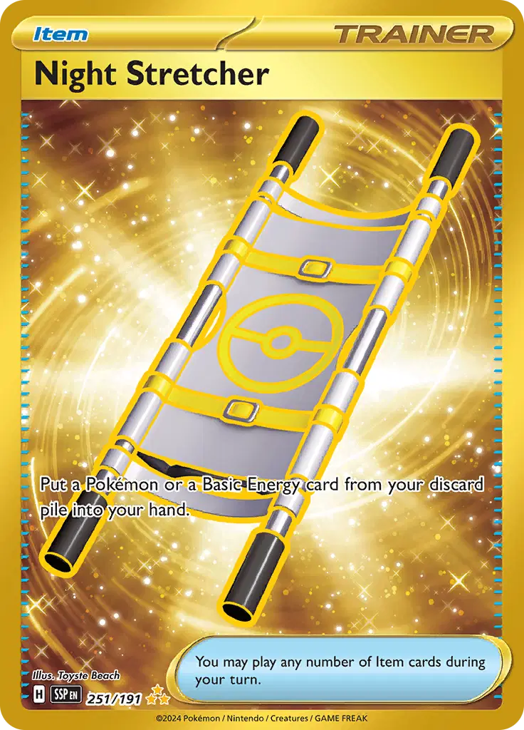 Auction card for Night Stretcher