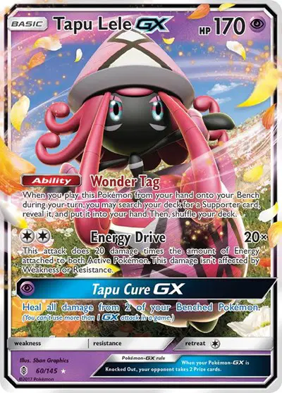 Auction card for Tapu Lele GX