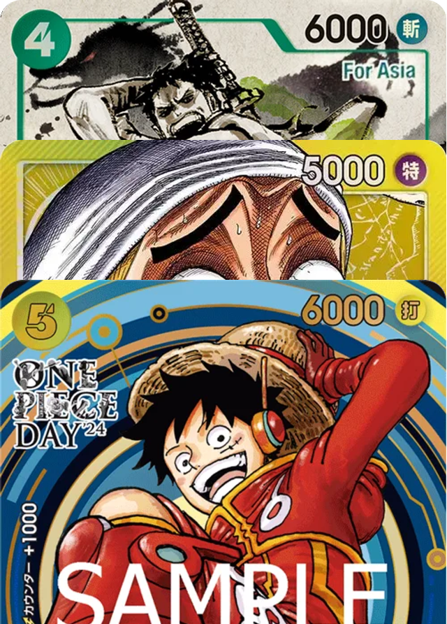 Auction card for Bundle - Ryuma - Enel - Monkey.D.Luffy