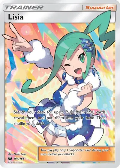 Auction card for Lisia (Full Art)