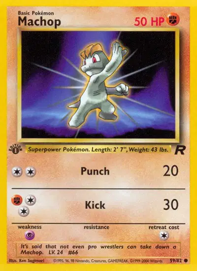 Auction card for Machop