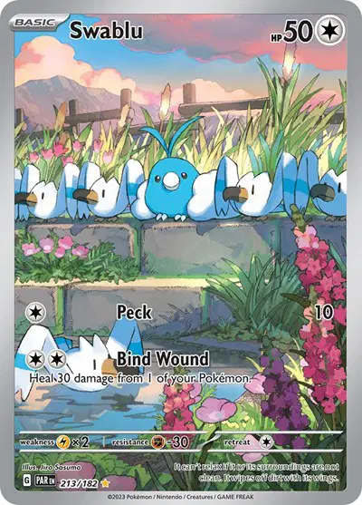 Auction card for Swablu