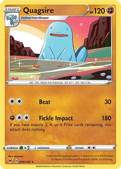 Auction card for Quagsire