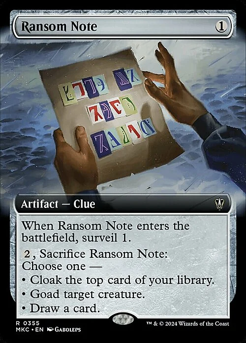 Ransom Note