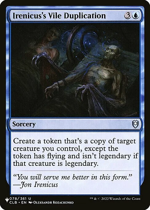 Irenicus's Vile Duplication