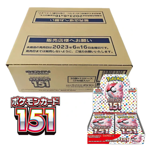 Pokémon Card 151 Booster Box Case