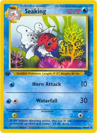 Auction card for Seaking