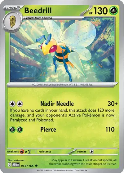 Auction card for Beedrill