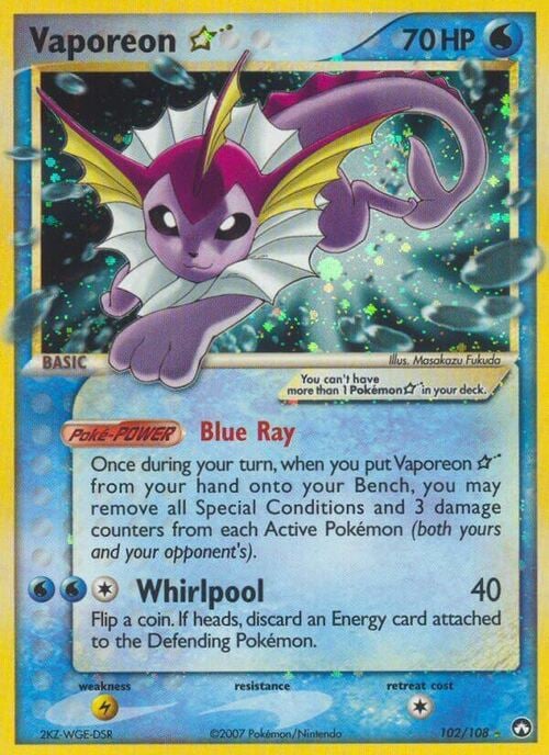 Vaporeon ☆ Gold Star