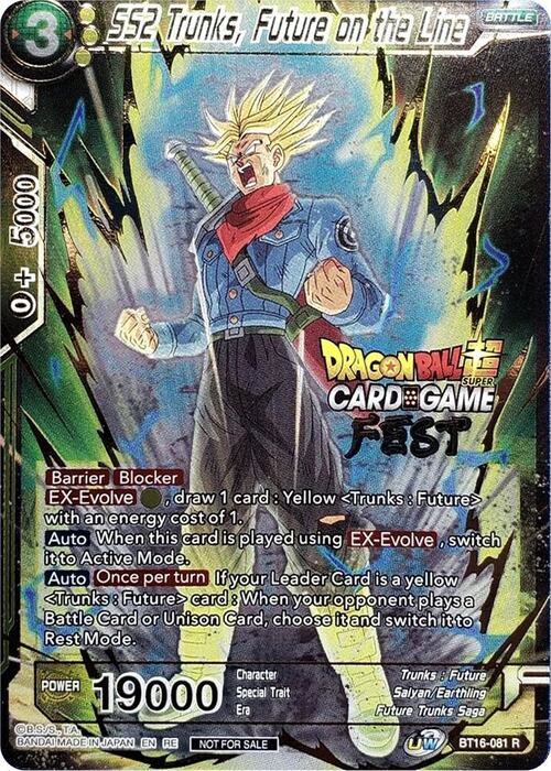 SS2 Trunks, Future on the Line