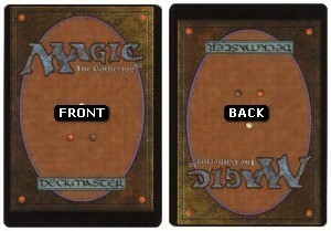 MTG Back/MTG Reversed Back Misprint Round Corner Filler Card