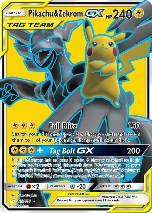 Pikachu & Zekrom GX