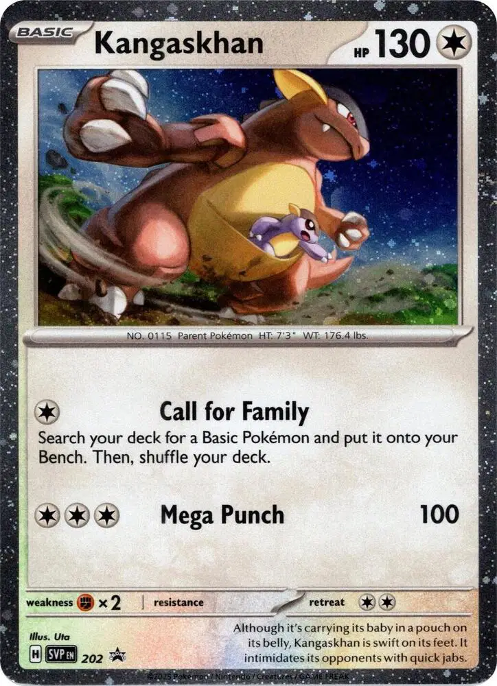 Auction card for Kangaskhan - 202 (Cosmos Holo)