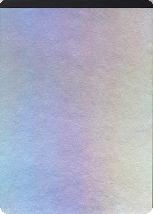 Foil White - One Top Side Black Border Filler Card