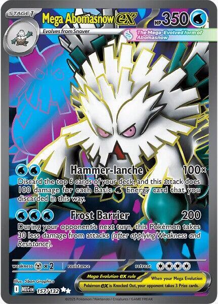 Auction card for Mega Abomasnow ex