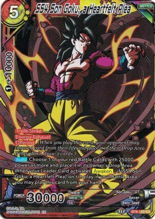 SS4 Son Goku, a Heartfelt Plea