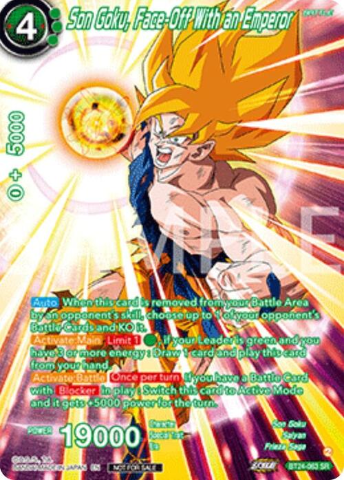 Son Goku, Face-Off With an Emperor