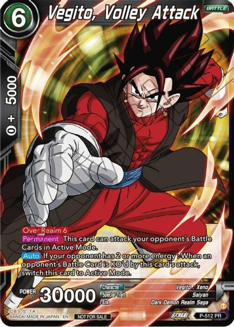 Vegito, Volley Attack