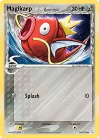 Auction card for Magikarp (Delta Species)