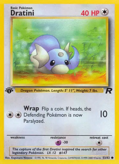 Auction card for Dratini