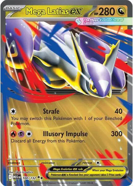 Auction card for Mega Latias ex