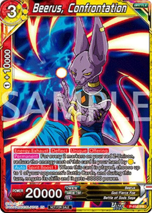 Beerus, confrontation