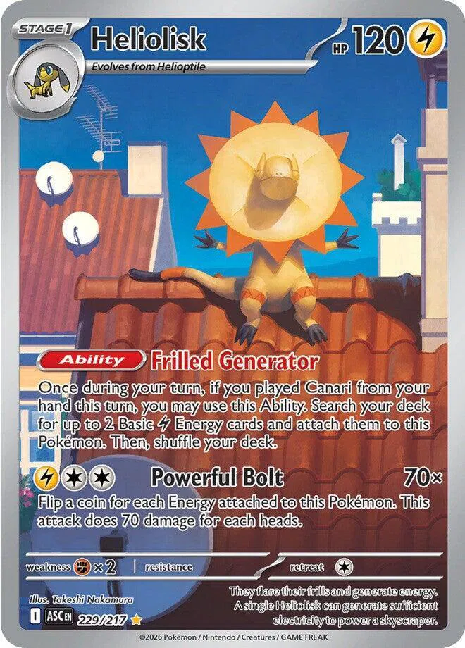 Auction card for Heliolisk