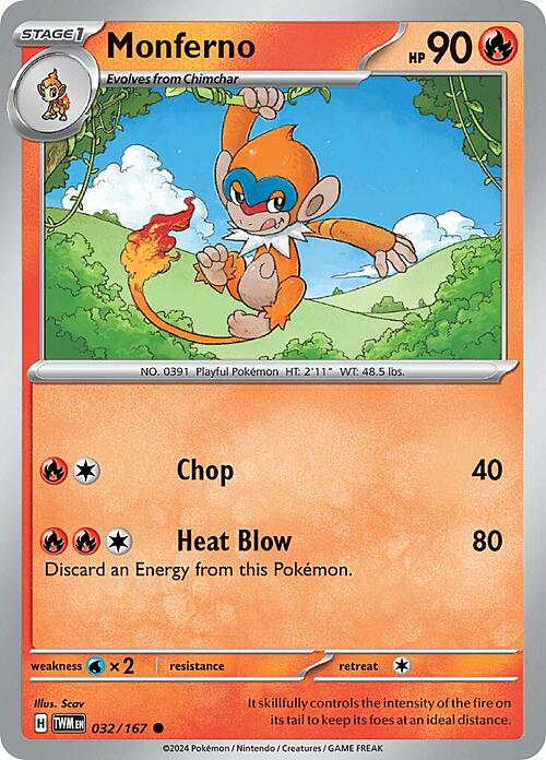 Monferno Lv.20