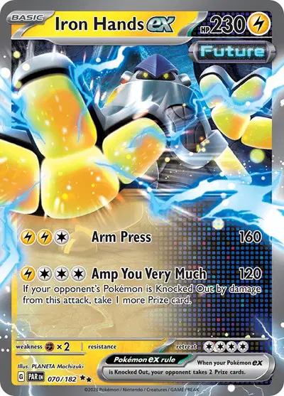 Auction card for Iron Hands ex