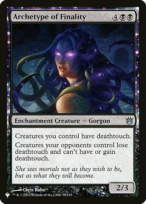 Archetype of Finality