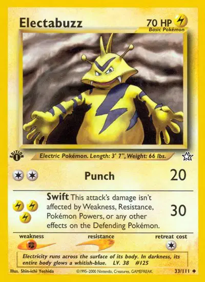 Auction card for Electabuzz