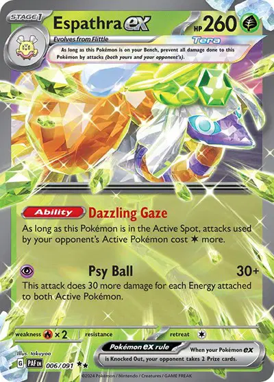 Auction card for Espathra ex