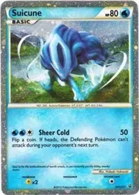 Auction card for Suicune