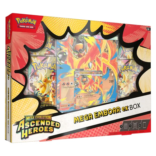 Ascended Heroes Mega Emboar ex Box